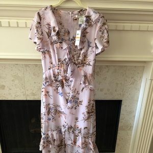 🍀American tag floral maxi dress